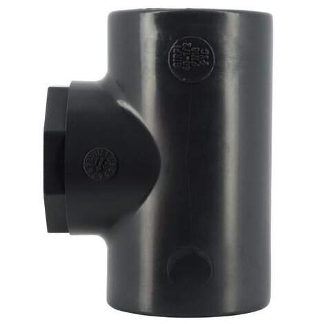 Tés à insert laiton taraudé à 90° Femelle/Femelle PVC-U Pression