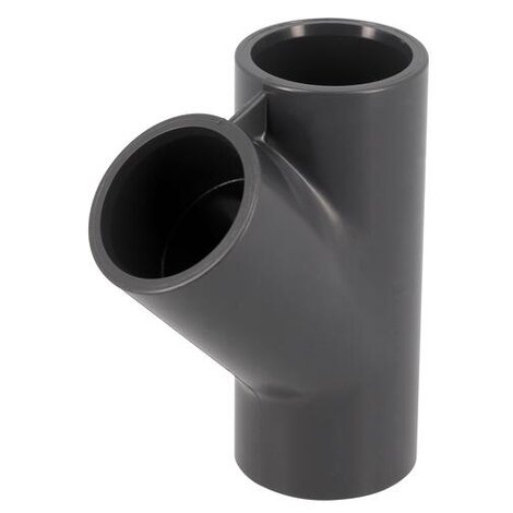 Tés obliques à 45° Femelle/Femelle PVC-U Pression