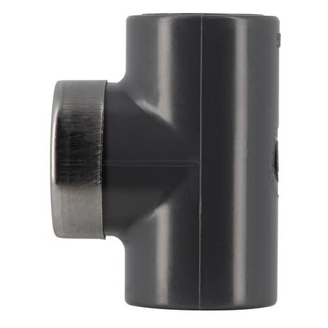 Tés réduits taraudés 90° renforcé PVC-U Pression