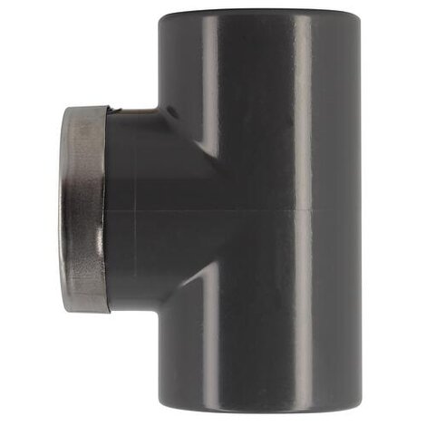 Tés réduits taraudés 90° renforcé PVC-U Pression