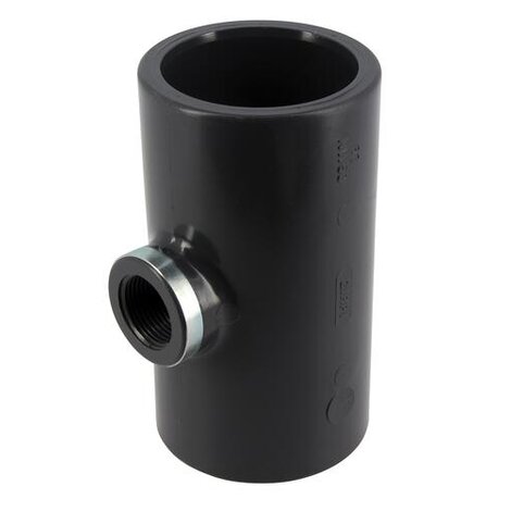 Tés réduits taraudés 90° renforcé PVC-U Pression