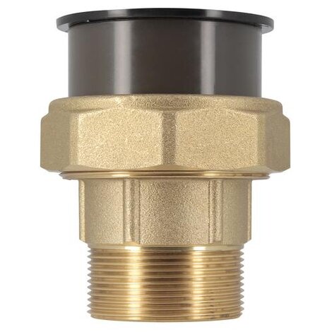 Unions 3 pièces mixtes avec joint EPDM laiton fileté Femelle PVC-C