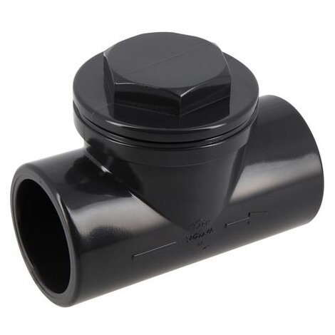 Clapets anti-retour siège incliné PVC-U Pression