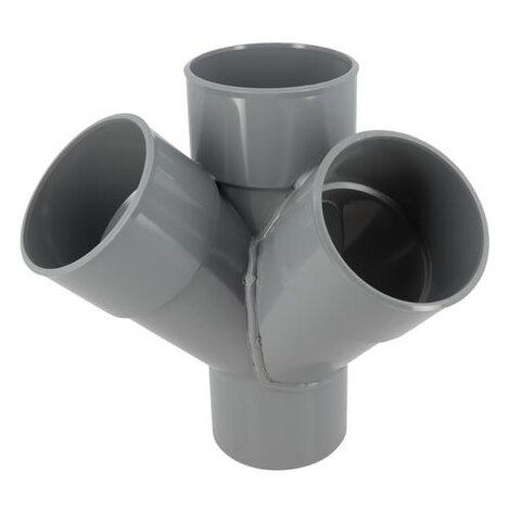 Culotte et embranchement double d'équerre à 45° Mâle/Femelle