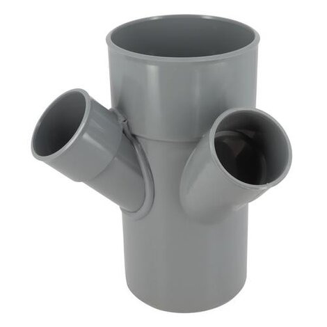 Culotte et embranchement double d'équerre à 45° Mâle/Femelle