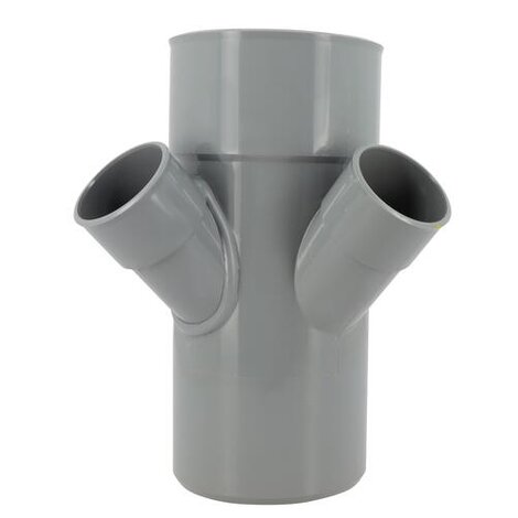 Culotte et embranchement double d'équerre à 45° Mâle/Femelle