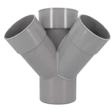 Culotte et embranchement double d'équerre à 45° Mâle/Femelle