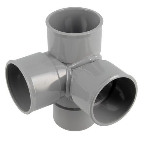 Culotte et embranchement double d'équerre à 87'30° Mâle/Femelle