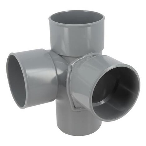 Culotte et embranchement double d'équerre à 87'30° Mâle/Femelle