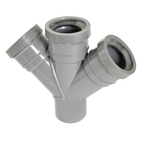 Culotte et embranchement double parallèle à 45° Système J
