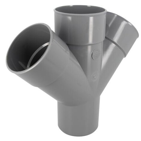 Culotte et embranchement double parallèle à 45° Mâle/Femelle