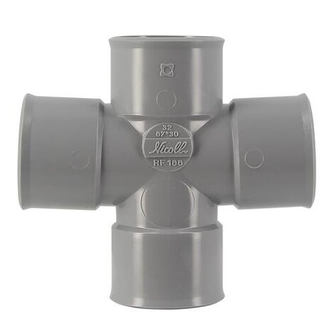 Culotte et embranchement double parallèle à 87'30° Femelle/Femelle