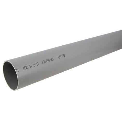 Tube PVC compact non prémanchonné