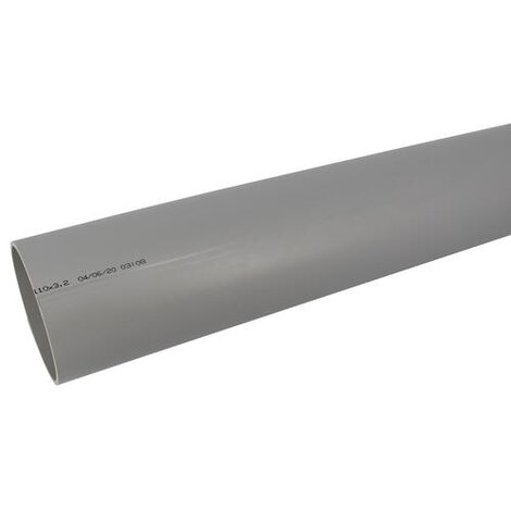 Tube PVC compact non prémanchonné