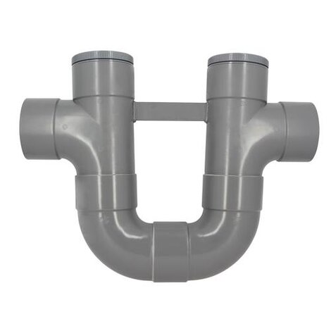 Assainissements siphons disconnecteurs 87°30 en PVC Femelle - Femelle